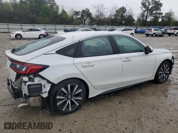 2024 Honda Civic EX-L z VIN 19XFL1H7XRE012055, wystawiony jako Copart lot #52017955 z przebiegiem 14 459 mil mil oraz Szkoda całkowita • Salvage title. Historia ofert i sprzedaży dostępna na DreamBid. Obrazek 3.