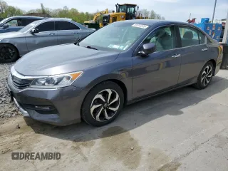 2016 Honda Accord Sedan EX with VIN 1HGCR2F79GA206040, listed as a Copart auction lot 55202225 with 985,978 mi miles and Salvage Title. Bid and sale history available at carsss.com. Image 1.