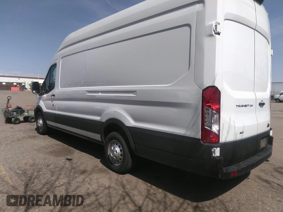2023 Ford Transit Cargo with VIN 1FTBR3U80PKA69432, listed as a IAAI auction lot 41939700 with 48,158 mi miles and . Bid and sale history available at DreamBid. Image 3.