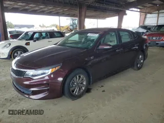 2016 Kia Optima LX Turbo with VIN 5XXGT4L11GG036452, listed as a Copart auction lot 50985605 with 106,581 mi miles and Clean Title. Bid and sale history available at carsss.com. Image 1.