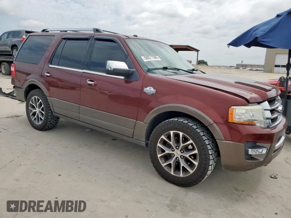 2016 Ford Expedition XLT with VIN 1FMJU1HTXGEF05758, listed as a Copart auction lot 60071505 with 164,574 mi miles and Salvage title. Bid and sale history available at DreamBid. Image 4.