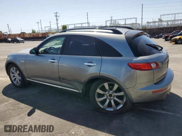 2008 Infiniti FX with VIN JNRAS08U08X101225, listed as a Copart auction lot 51863325 with 126,822 mi miles and Salvage title. Bid and sale history available at DreamBid. Image 2.