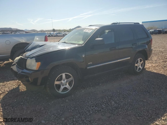 2006 Jeep Grand Cherokee Laredo with VIN 1J8HR48NX6C341325, listed as a Copart auction lot 49572865 with 177,746 mi miles and Salvage Title. Bid and sale history available at carsss.com. Image 1.