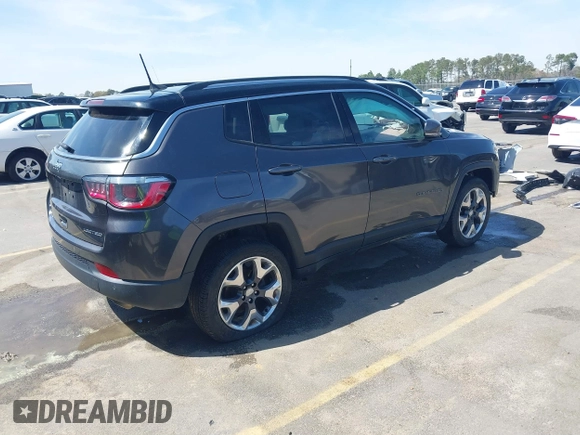 2018 Jeep Compass Limited with VIN 3C4NJDCB4JT436345, listed as a IAAI auction lot 41799163 with 71,778 mi miles and . Bid and sale history available at DreamBid. Image 4.