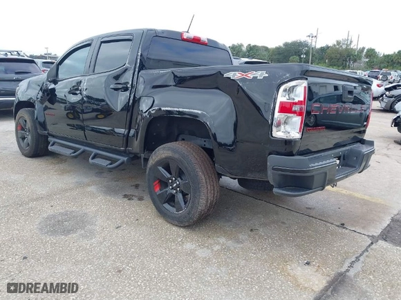 2022 Chevrolet Colorado 4WD LT with VIN 1GCGTCEN5N1209196, listed as a IAAI auction lot 41214441 with 31,634 mi miles. Bid and sale history available at carsss.com. Image 3.