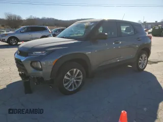 2021 Chevrolet TrailBlazer LS with VIN KL79MNSL3MB150238, listed as a Copart auction lot 89274405 with 73,299 mi miles and Salvage Title. Bid and sale history available at carsss.com. Image 1.