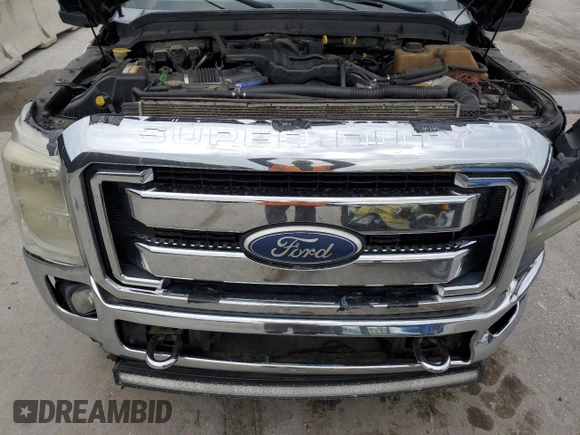 2011 Ford F-250 XL with VIN 1FT7W2BT4BEB22981, listed as a Copart auction lot 64594735 with 381,861 mi miles and Salvage title. Bid and sale history available at DreamBid. Image 11.
