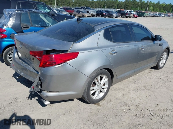2013 Kia Optima EX with VIN 5XXGN4A75DG214845, listed as a IAAI auction lot 42026630 with 161,476 mi miles. Bid and sale history available at carsss.com. Image 4.