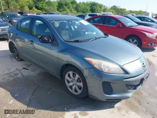 2012 Mazda Mazda3 i Sport with VIN JM1BL1UG8C1596292, listed as a IAAI auction lot 41970544 with 167,813 mi miles. Bid and sale history available at carsss.com. Image 1.