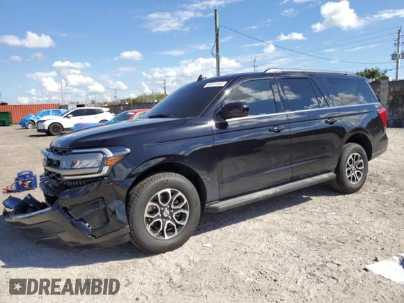 2024 Ford Expedition Max XLT with VIN 1FMJK1H87REA85137, listed as a Copart auction lot 46241645 with 4,845 mi miles and Non repairable. Bid and sale history available at DreamBid. Image 1.
