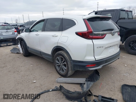 2021 Honda CR-V EX with VIN 5J6RW2H56MA004467, listed as a IAAI auction lot 41729020 with 39,732 mi miles. Bid and sale history available at carsss.com. Image 3.