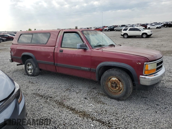 1996 Dodge Dakota z VIN 1B7FL26X0TS581123, wystawiony jako Copart lot #55069395 z przebiegiem 133 707 mil mil oraz Szkoda całkowita • Salvage title. Historia ofert i sprzedaży dostępna na DreamBid. Obrazek 4.