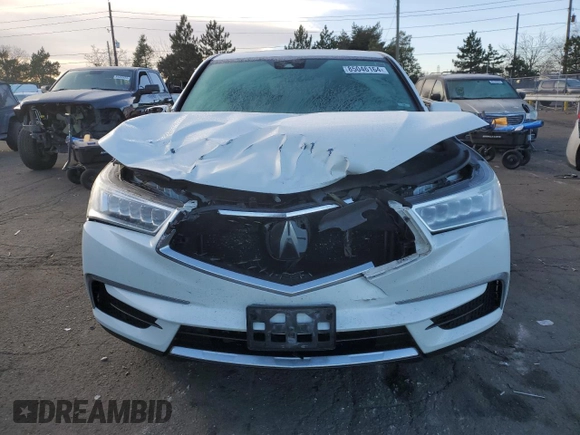 2017 Acura MDX with VIN 5J8YD4H3XHL003903, listed as a Copart auction lot 85046164 with 129,268 mi miles and Salvage Title. Bid and sale history available at carsss.com. Image 5.