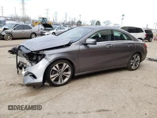 2019 Mercedes-Benz CLA with VIN WDDSJ4GB5KN723519, listed as a Copart auction lot 42684593 with 20,054 mi miles. Bid and sale history available at carsss.com. Image 1.