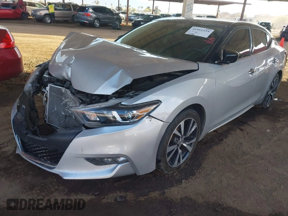 2017 Nissan Maxima SV with VIN 1N4AA6AP0HC378464, listed as a IAAI auction lot 41461554 with 118,028 mi miles and . Bid and sale history available at DreamBid. Image 2.