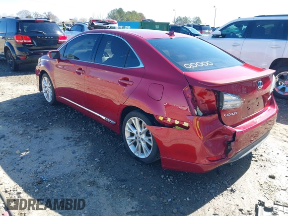 2010 Lexus HS 250h with VIN JTHBB1BA3A2014963, listed as a IAAI auction lot 41744335 with 225,720 mi miles and . Bid and sale history available at DreamBid. Image 3.