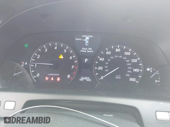 2010 Lexus LS 460 with VIN JTHBL5EF2A5101263, listed as a IAAI auction lot 42094168 with 264,870 mi miles and . Bid and sale history available at DreamBid. Image 7.