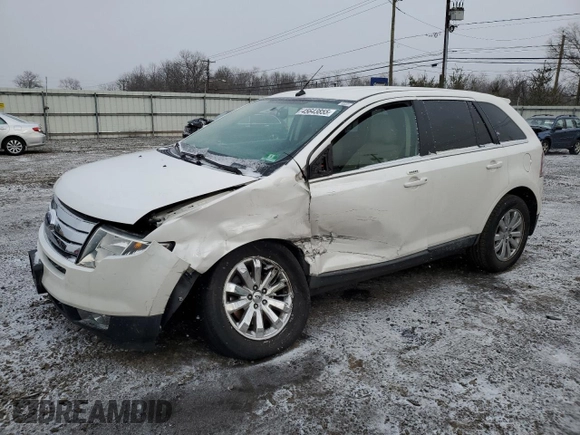 2010 Ford Edge Limited with VIN 2FMDK3KC0ABA15775, listed as a Copart auction lot 45643855 with 105,153 mi miles and Salvage Title. Bid and sale history available at carsss.com. Image 1.