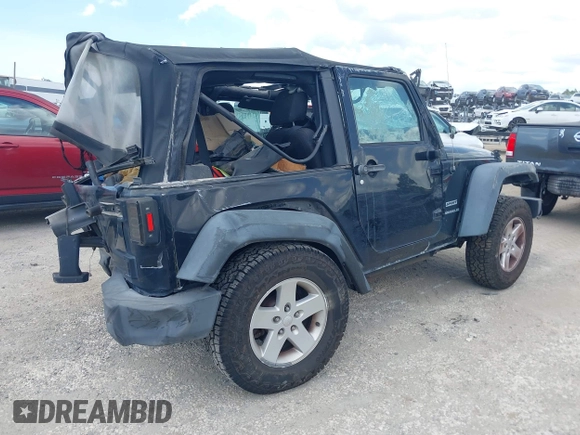2015 Jeep Wrangler Freedom Edition with VIN 1C4AJWAG4FL681688, listed as a IAAI auction lot 42488018 with Not provided miles and . Bid and sale history available at DreamBid. Image 4.