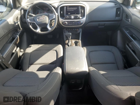 2020 GMC Canyon 2WD SLE with VIN 1GTG5CEN8L1180252, listed as a Copart auction lot 45697545 with 24,884 mi miles and Salvage Title. Bid and sale history available at carsss.com. Image 8.