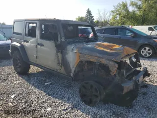 2018 Jeep Wrangler JK Unlimited Sport S with VIN 1C4BJWDG0JL912451, listed as a Copart auction lot 68477194 with 0 mi miles and Non Repairable. Bid and sale history available at carsss.com. Image 4.