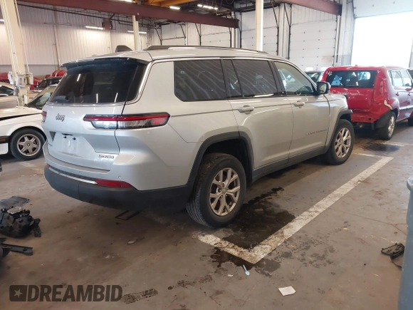 2021 Jeep Grand Cherokee Limited with VIN 1C4RJKBG2M8121372, listed as a IAAI auction lot 41808503 with 59,668 mi miles and . Bid and sale history available at DreamBid. Image 4.