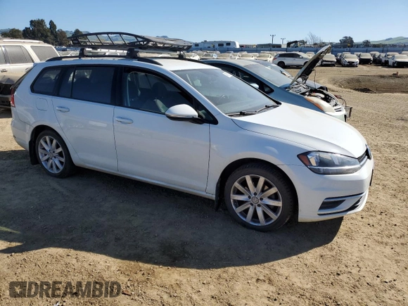 2019 Volkswagen Golf SportWagen S with VIN 3VW117AU3KM508682, listed as a Copart auction lot 48184285 with 49,271 mi miles and Salvage Title. Bid and sale history available at carsss.com. Image 4.