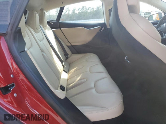 2017 Tesla Model S 100D with VIN 5YJSA1E25HF198612, listed as a Copart auction lot 50604795 with 78,129 mi miles and Salvage Title. Bid and sale history available at carsss.com. Image 10.