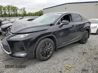 2022 Lexus RX 350 with VIN 2T2HZMAA4NC231760, listed as a Copart auction lot 52738675 with 27,186 mi miles and Salvage Title. Bid and sale history available at DreamBid. Image 1.