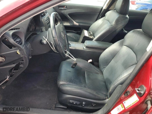 2010 Lexus IS 250 with VIN JTHBF5C26A5118591, listed as a Copart auction lot 51152045 with NaN miles and Salvage Title. Bid and sale history available at carsss.com. Image 7.