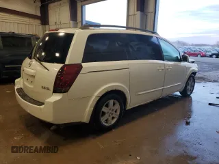 2004 Nissan Quest SE with VIN 5N1BV28U04N353887, listed as a Copart auction lot 83780484 with 107,443 mi miles and Non Repairable. Bid and sale history available at carsss.com. Image 3.