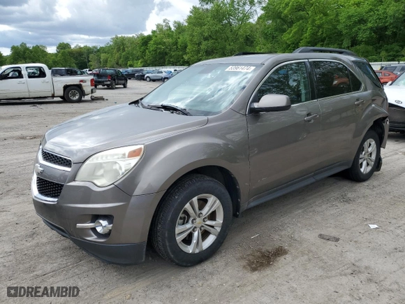 2012 Chevrolet Equinox LT w/2LT with VIN 2GNFLPE55C6173773, listed as a Copart auction lot 53961474 with 163,806 mi miles and Salvage Title. Bid and sale history available at carsss.com. Image 1.