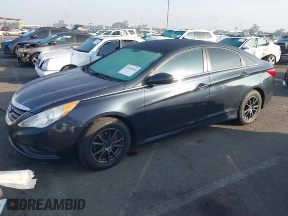 2014 Hyundai Sonata GLS with VIN 5NPEB4AC2EH866602, listed as a IAAI auction lot 41252094 with 101,377 mi miles and . Bid and sale history available at carsss.com. Image 2.