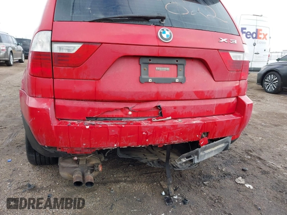 2008 BMW X3 3.0si with VIN WBXPC93428WJ23819, listed as a IAAI auction lot 41208570 with 153,692 mi miles. Bid and sale history available at carsss.com. Image 6.