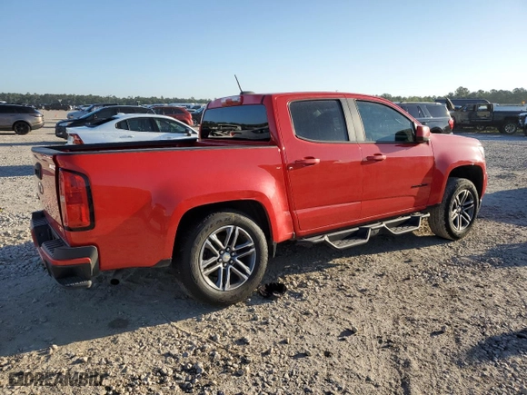 2020 Chevrolet Colorado 2WD Work Truck with VIN 1GCGSBEA2L1207834, listed as a Copart auction lot 52143015 with 46,868 mi miles and Salvage Title. Bid and sale history available at carsss.com. Image 3.