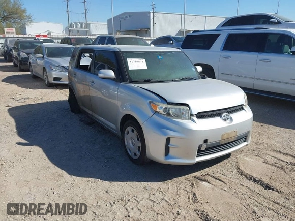 2012 Scion xB with VIN JTLZE4FE2CJ027805, listed as a IAAI auction lot 41759574 with 1 mi miles. Bid and sale history available at carsss.com. Image 1.