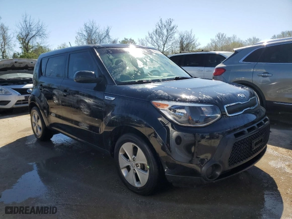 2015 Kia Soul with VIN KNDJN2A20F7183319, listed as a Copart auction lot 50243644 with 97,792 mi miles and Salvage Title. Bid and sale history available at carsss.com. Image 4.