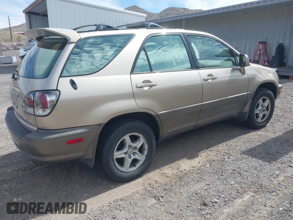2002 Lexus RX 300 with VIN JTJHF10U020273496, listed as a IAAI auction lot 42016422 with 306,664 mi miles and . Bid and sale history available at DreamBid. Image 4.