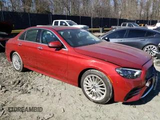 2023 Mercedes-Benz E 350 with VIN W1KZF8EB0PB139094, listed as a Copart auction lot 46427445 with 21,303 mi miles and Salvage Title. Bid and sale history available at DreamBid. Image 4.