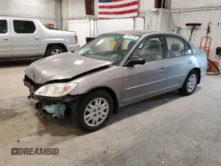 2005 Honda Civic LX z VIN JHMES16535S003882, wystawiony jako Copart lot #55854725 z przebiegiem 245 588 mil mil oraz Nie do naprawy • Non repairable. Historia ofert i sprzedaży dostępna na DreamBid. Obrazek 1.