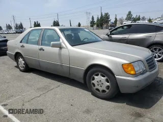 1994 Mercedes-Benz S 320 with VIN WDBGA32EXRA162522, listed as a Copart auction lot 55530585 with 83,025 mi miles and Clean Title. Bid and sale history available at DreamBid. Image 4.