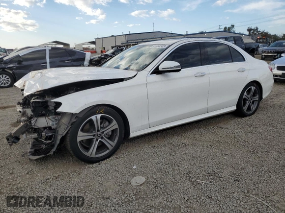 2018 Mercedes-Benz E-Class E 300 with VIN WDDZF4JB2JA310066, listed as a Copart auction lot 41464505 with 76,389 mi miles and Salvage Title. Bid and sale history available at carsss.com. Image 1.