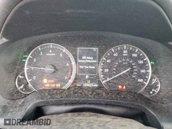 2016 Lexus RX 350 with VIN 2T2ZZMCA7GC032352, listed as a Copart auction lot 55393045 with 105,023 mi miles and Salvage Title. Bid and sale history available at DreamBid. Image 9.