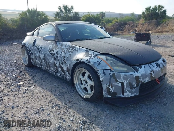 2004 Nissan 350Z Touring with VIN JN1AZ34D44T150578, listed as a IAAI auction lot 41907783 with 198,312 mi miles. Bid and sale history available at carsss.com. Image 1.