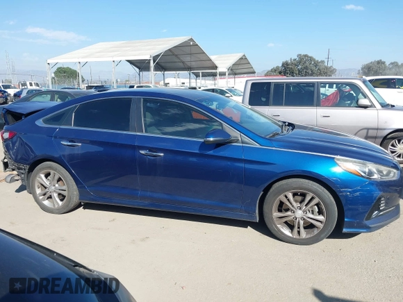 2018 Hyundai Sonata SEL with VIN 5NPE34AF1JH610095, listed as a IAAI auction lot 41692478 with 141,912 mi miles and . Bid and sale history available at carsss.com. Image 12.