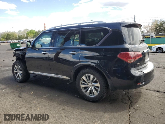 2016 Infiniti QX80 с VIN JN8AZ2NC4G9402316, выставлен на аукционе Copart как лот 54882935 с пробегом 111 091 миль миль и Списание • Salvage title. История ставок и продаж доступна на DreamBid. Изображение 2.