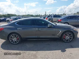 2020 Genesis G70 3.3T with VIN KMTG34LE8LU050941, listed as a IAAI auction lot 41676221 with 36,528 mi miles and . Bid and sale history available at DreamBid. Image 13.