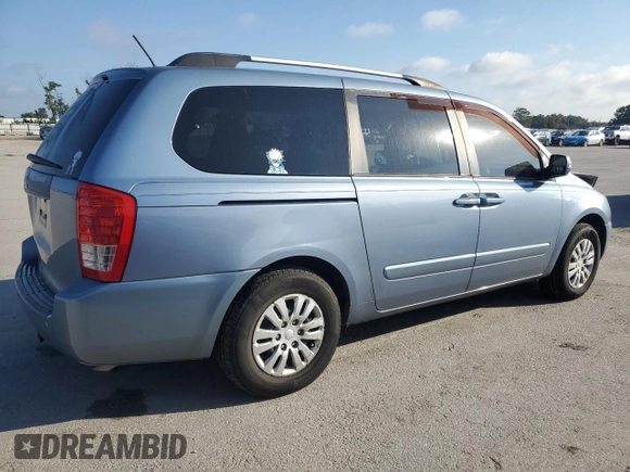 2012 Kia Sedona LX with VIN KNDMG4C70C6499008, listed as a Copart auction lot 76090754 with 175,131 mi miles and Salvage Title. Bid and sale history available at carsss.com. Image 3.
