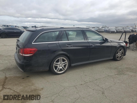 2015 Mercedes-Benz E 350 Luxury with VIN WDDHH8JB0FB083412, listed as a Copart auction lot 52053855 with 117,040 mi miles and Salvage title. Bid and sale history available at DreamBid. Image 3.