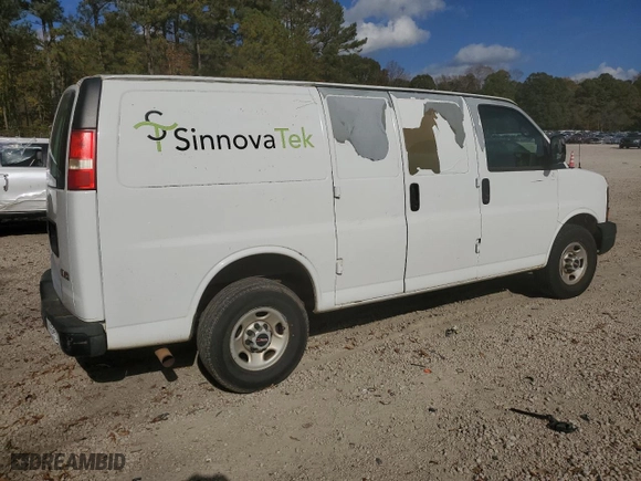 2008 GMC Savana Cargo Van with VIN 1GTGG25CX81117809, listed as a Copart auction lot 78417164 with 248,206 mi miles and Clean Title. Bid and sale history available at carsss.com. Image 3.